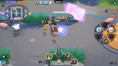 Pokemon UNITE - Mr. Mime Stunning Greninja Using Confusion