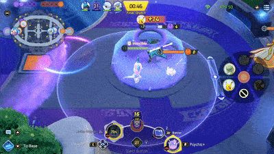 Pokemon UNITE - Mr. Mime Blocking Pikachu Using Barrier