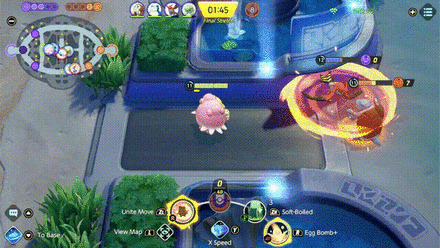 Pokemon UNITE - Blissey Rescuing Talonflame with Unite Move