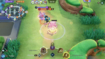 Pokemon UNITE - Blissey Increasing Attack Speed with Helping Hand