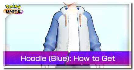 Pokemon Unite - Trainer Skin Hoodie (Blue) Top Image