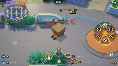 Pokemon UNITE - Crustle Using Shell Smash