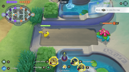 Pokemon UNITE - Range of View is Universal