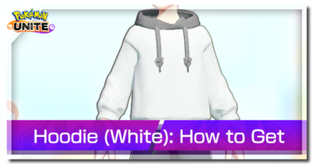Pokemon UNITE - Trainer Skin Hoodie (White) Top Image