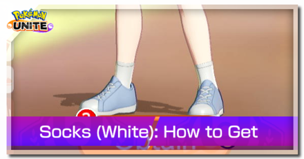 Pokemon UNITE - Trainer Skin Socks (White) Top Image