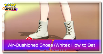 Pokemon UNITE - Trainer Skin Air-Cushioned Shoes (White) Top Image