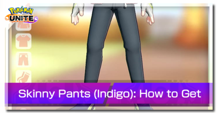 Pokemon UNITE - Trainer Skin Skinny Pants (Indigo) Top Image