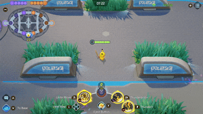 Pokemon UNITE - Grass Provides Concealment