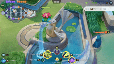 Pokemon UNITE - Walls Do Not Block Vision