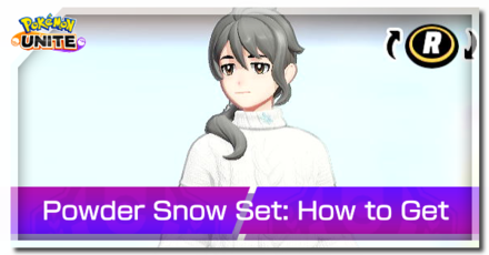 Pokemon UNITE - Trainer Skin Powder Snow Set Top Image