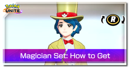Pokemon UNITE - Trainer Skin Magician Set Top Image
