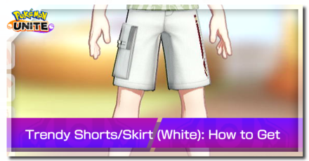 Pokemon UNITE - Trainer Skin Trendy Skirt (White) Top Image