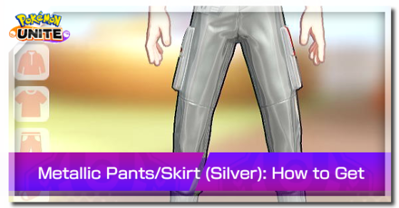 Pokemon UNITE - Trainer Skin Metallic Skirt (Silver) Top Image