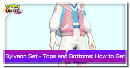 Pokemon UNITE - Trainer Skin Sylveon Set Tops and Bottoms Top Image