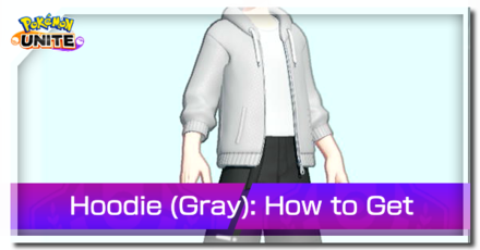 Pokemon UNITE - Trainer Hoodie (Gray) Top Image