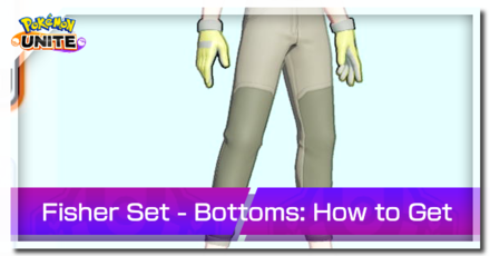Pokemon UNITE - Trainer Skin Fisher Set Bottoms Top Image