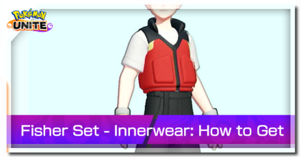 Pokemon UNITE - Trainer Skin Fisher Set Innerwear Top Image