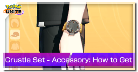 Pokemon Unite - Trainer Skin Crustle Set Accessory Top Image