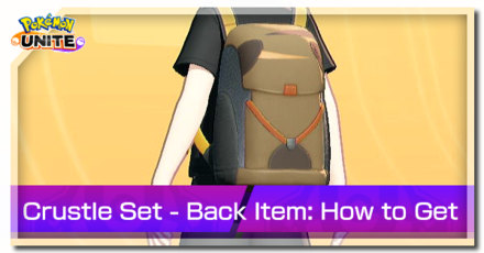 Pokemon Unite - Trainer Skin Crustle Set Back Item Top Image