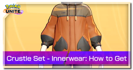 Pokemon Unite - Trainer Skin Crustle Set Innerwear Top Image
