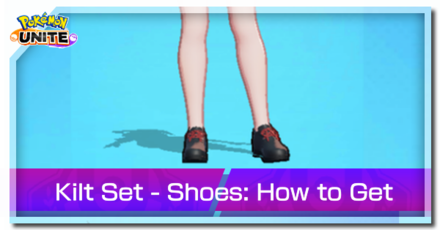Pokemon Unite - Trainer Skin Kilt Set - Shoes Top Image