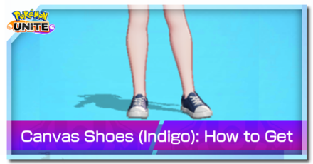 Pokemon Unite - Trainer Skin Canvas Shoes (Indigo) Top Image