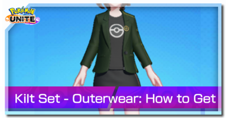 Pokemon Unite - Trainer Skin Kilt Set - Outerwear Top Image