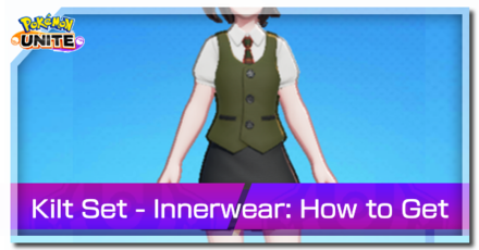Pokemon Unite - Trainer Skin Kilt Set - Innerwear Top Image