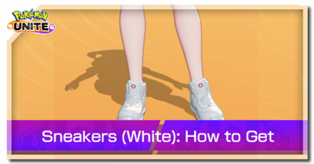 Pokemon Unite - Trainer Skin CSneakers (White) Top Image