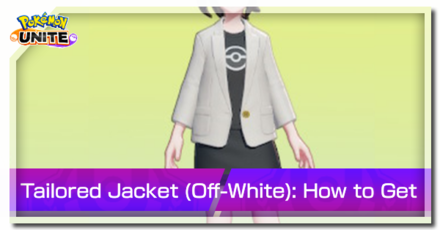 Pokemon Unite - Trainer Skin Tailored Jacket (Off-White) Top Image