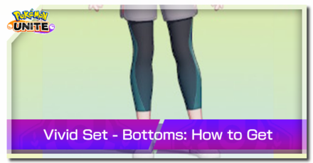 Pokemon Unite - Trainer Skin Vivid Set Bottoms Top Image