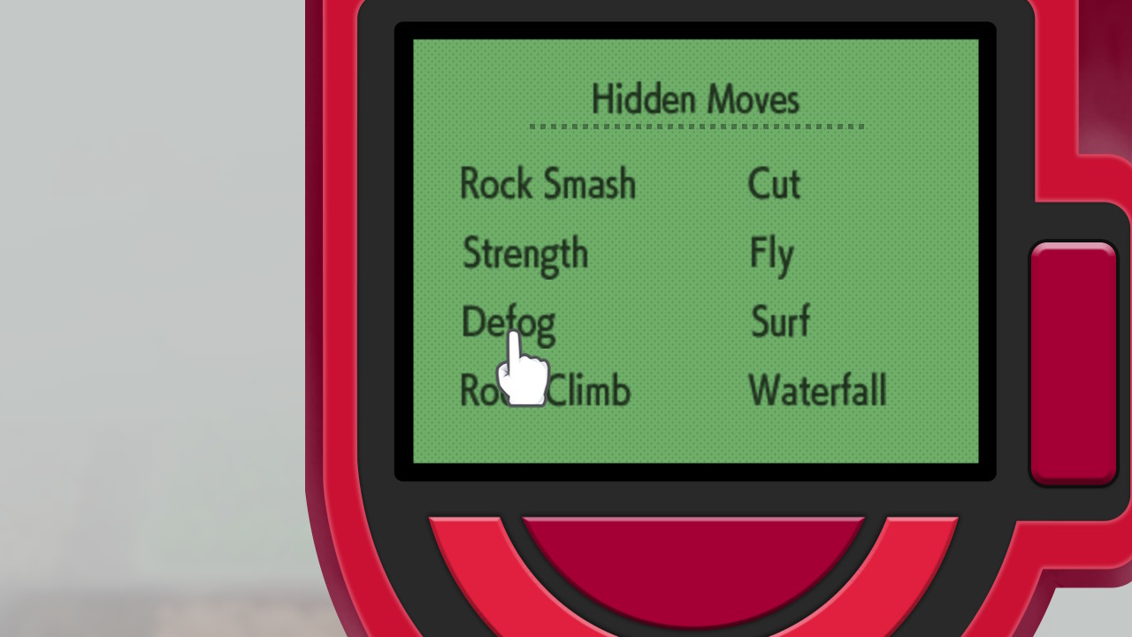 Pokemon BDSP Defog Hidden Move