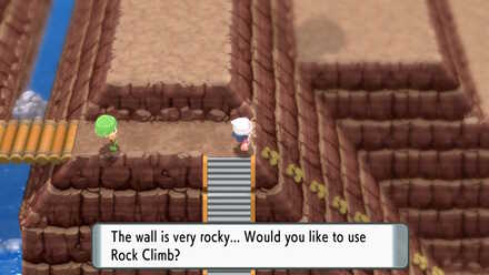 Pokemon BDSP Rock Climb Hidden Move