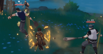 Genshin - Mystery of the Black Shadow - Shield Character in Den of Thieves