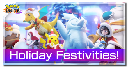 Pokemon UNITE - Holiday Festivities Banner