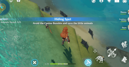 Genshin - Bantan Sango Case Files Stealthy Trail - Rescue Animals from Canine Bunshin