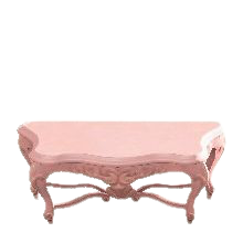 The Pink version of Elegant Console Table