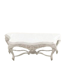 The White version of Elegant Console Table
