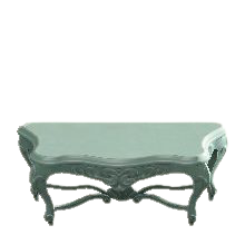 The Blue version of Elegant Console Table