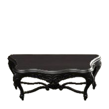 The Black version of Elegant Console Table
