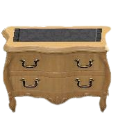 The Damascus-Pattern Black version of Elegant Dresser