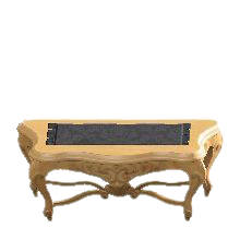 The Damascus-Pattern Black version of Elegant Console Table