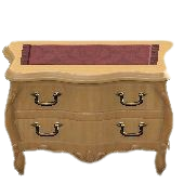 The Damascus-Pattern Red version of Elegant Dresser