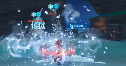 Genshin - Freeze Enemies near the Water