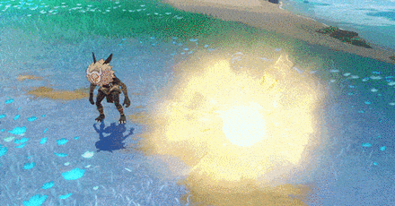 Genshin - Arataki Itto - Charged Attack Arataki Kesagiri