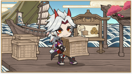 Genshin - Arataki Itto With Goods