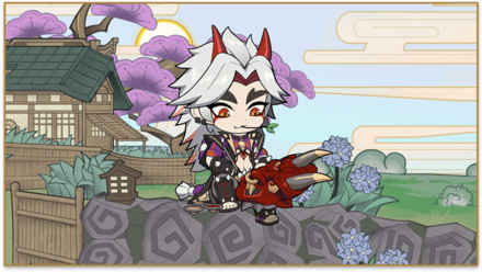 Genshin - Arataki Itto With a Lantern