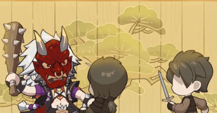 Genshin - Help Arataki Itto Set Up the Theater