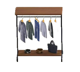 The Dark Wood version of Hanging Clothing Rack
