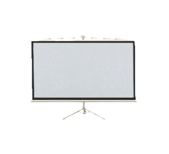 The White version of Projection Screen